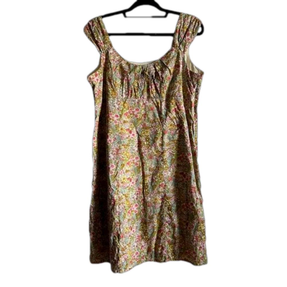 Liberty Arts Fabric Floral Cotton Cottagecore Dress